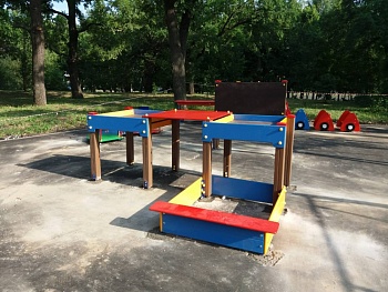 Песочница тройная комбинированная - ДОВ 50.01.06 - Забота