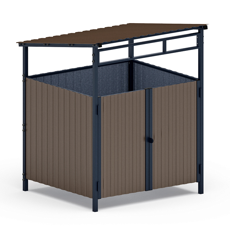 Навес контейнерной площадки для мусора (1 секция) МФ 55.02.02.1-02