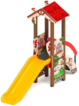 В гостях у сказки горка пластиковая Н 900 ДИК 1.05.01-22