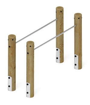 Брусья (лиственница орех) СО 2.50.10-Л.И1.02