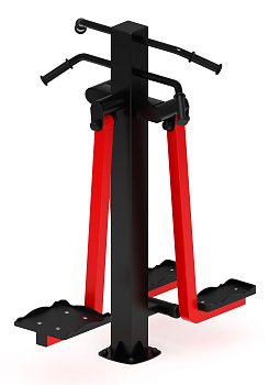 Хипс+Маятник (красный) - Уличный тренажер - СТ 024-11.П