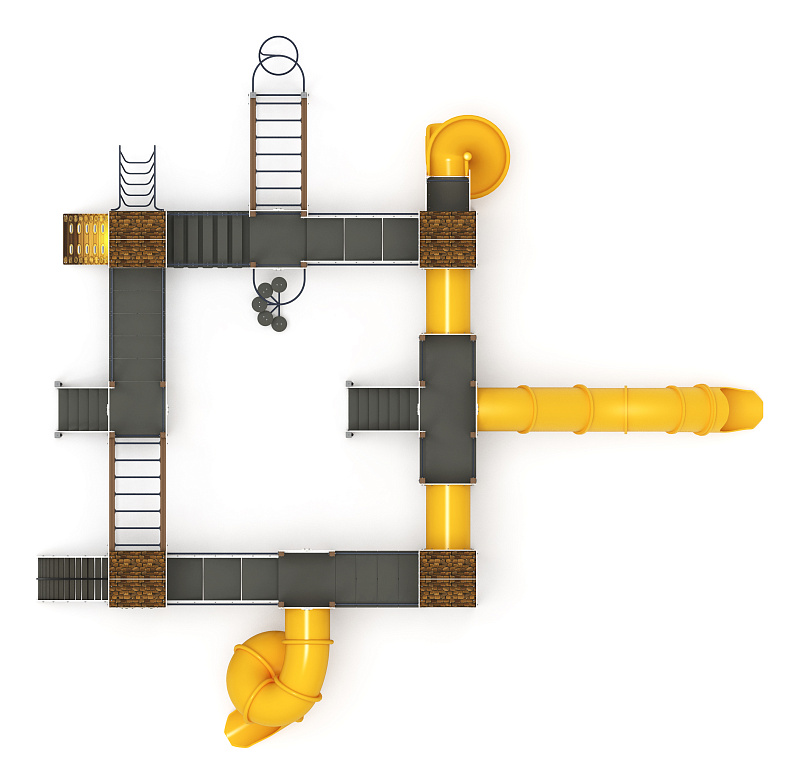Остров детства (ЭКО) - ДИК 2.01.8.02-32.И1 - Игровой комплекс H=2000