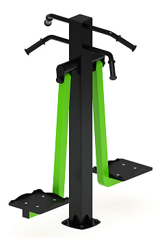 Маятник двойной (зеленый) - Уличный тренажер - СТ 029-12.П