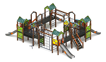 Остров детства (Город) - ДИК 2.01.8.01-01 - Игровой комплекс H=1200