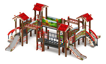 В гостях у сказки - ДИК 1.05.01-08.С - Игровой комплекс H=900