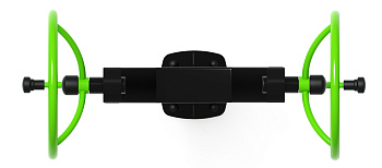 Рули (положение сидя) зеленый - Уличный тренажер - СТ 106-12