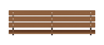 Скамья со спинкой - МФ 42.01.06-И1