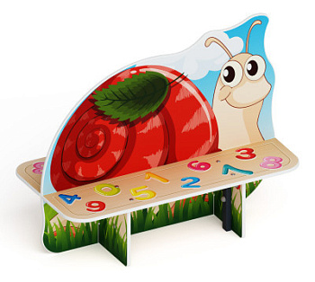 Улитка - Скамейка детская - МФ 41.01.06