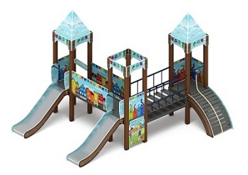 Королевство (Коты) - ДИК 1.15.03-21 - Игровой комплекс H=900