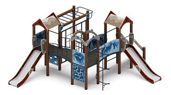 Городок (Алтай) - ДИК 2.01.3.01-04 - Игровой комплекс H=1200